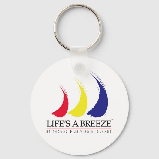 ライフは風™_絵を描 – 風_セント。トマス キーホルダー (正面)