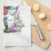 ライフは魔法リールフェアリーのキッチンタオル キッチンタオル (四つ折り)