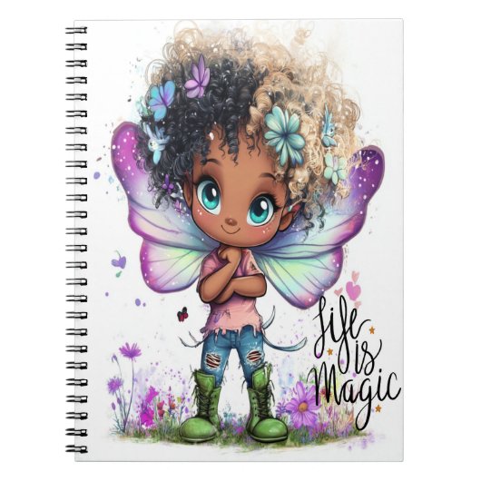 ライフは魔法妖精スパイラルノート ノートブック (正面)