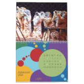 ライフは3つのリングや輪サーカスのカレンダー カレンダー (2月 2026)