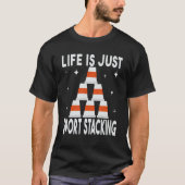 ライフはJust Sport Stacking speed stacker speed cu Tシャツ (正面)