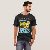 ライフもしレモネードスタンドを構築する Tシャツ (正面フル)