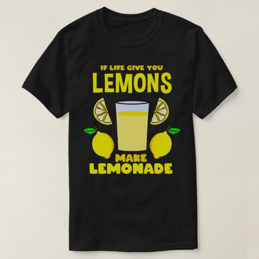 ライフもし与えユーレモンLemonade Premium Tシャツ (デザイン正面)