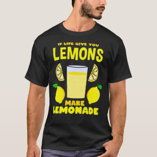 ライフもし与えユーレモンLemonade Premium Tシャツ