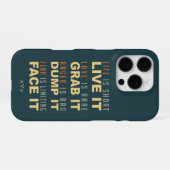 ライフやる気を起こさせるアドバイスケース iPhoneケース (裏面横)
