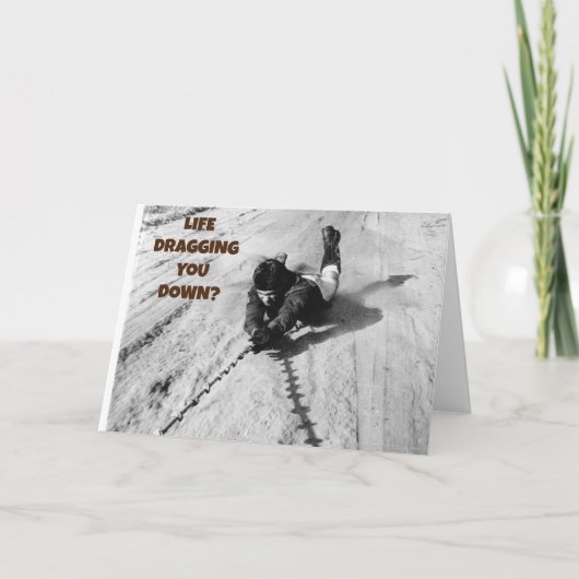 ライフをドラッグしてカードを下げる カード (正面)