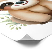 ライフを一度に1つのハグを取る – ベビースロース子供部屋W ポスター (角)