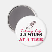 ライフを一度に3.1マイル撮影 マグネット (正面/裏面)