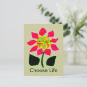 ライフを選択 ポストカード (スタンド正面)