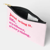 ライフアイライナーを翼だけで全てがポーチを作る アクセサリーポーチ (見開き)