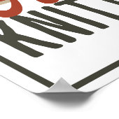 ライフアクイ編み物救済編み物 ポスター (角)