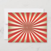 ライフアサーカスこうもりバー(ユダヤ教の)バル・ミツバー招待状 招待状 (裏面)