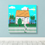 ライフアットザビーチ キャンバスプリント (インサイチュ (ウッドフロア))