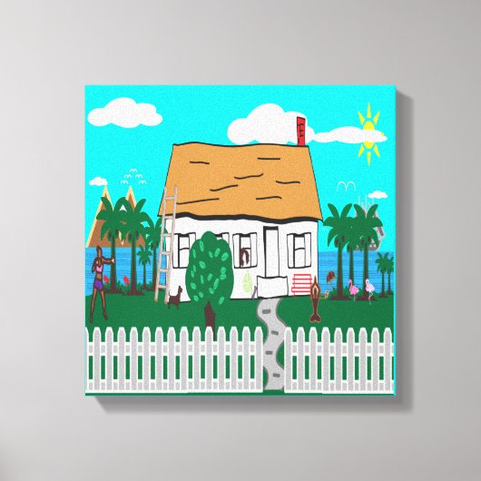 ライフアットザビーチ キャンバスプリント (正面)