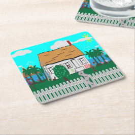 ライフアットザビーチ スクエアペーパーコースター