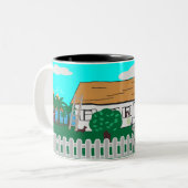 ライフアットザビーチ ツートーンマグカップ (正面左)