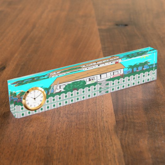 ライフアットザビーチ デスクネームプレート (側面)