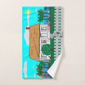 ライフアットザビーチ バスタオルセット (ハンドタオル)