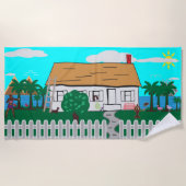 ライフアットザビーチ ビーチタオル (正面)