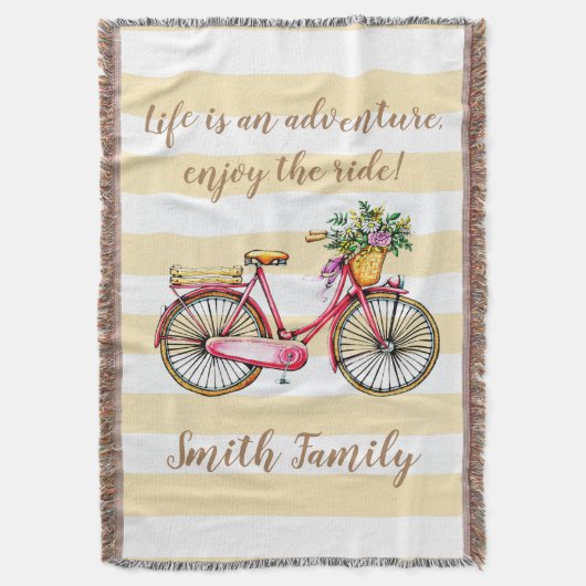 ライフアドベンチャーサイクルカスタム スローブランケット (正面縦)