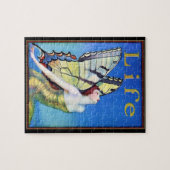 ライフアールデコバタフライガールパズル ジグソーパズル (横)