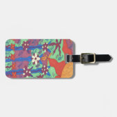 ライフインザガーデンボホプリント ラゲッジタグ (正面横)