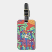 ライフインザガーデンボホプリント ラゲッジタグ (正面縦)