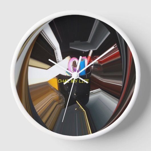 ライフインスパイアラブルDIYアイディア 壁時計 (正面)