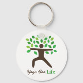 ライフウォリアポーズツリーヨギキーチェーン用ヨガ キーホルダー (正面)