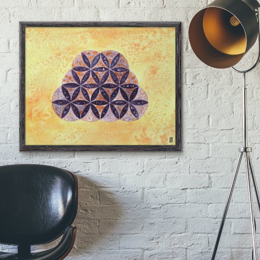 ライフウォールアートの水彩シード ポスター