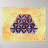 ライフウォールアートの水彩シード ポスター (正面)