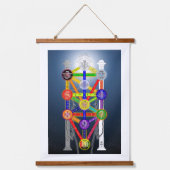 ライフウォールタペストリー実用ツリー 吊り下げ型タペストリー (正面)