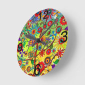 ライフウォール時計のツリー ラウンド壁時計 (傾斜)