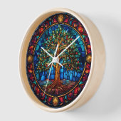 ライフウォール時計のツリー 壁時計 (傾斜)