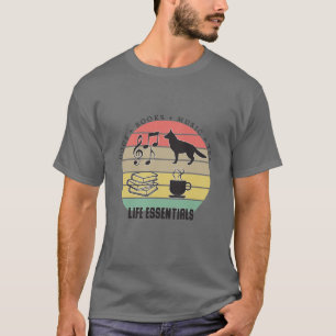 ライフエッセンシャルドッグ,紅茶,本,音楽ヴィンテージ Tシャツ