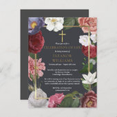 ライフエレガントお祝いバラフローラ葬儀 案内ポストカード (正面/裏面)