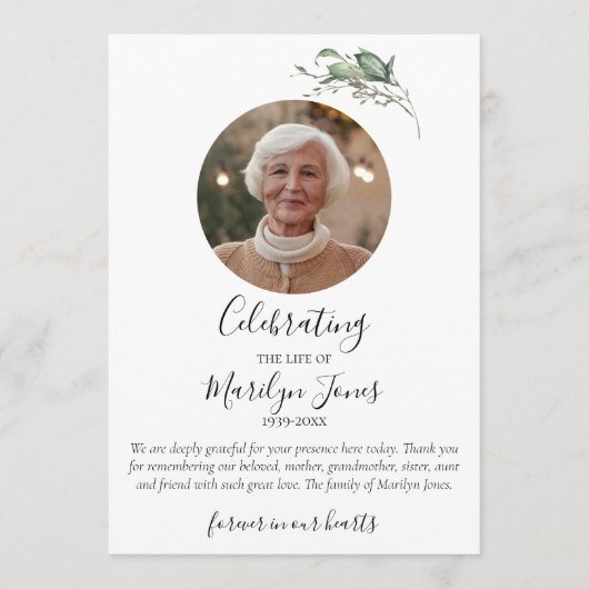 ライフエレガントカスタム・フラット・プログラムのお祝い プログラム (正面)