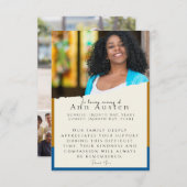 ライフエレガントカードお祝い サンキューカード (正面/裏面)