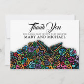 ライフエレガントデザインテンプレートの色 サンキューカード