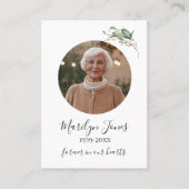 ライフエレガント祈りの言葉カードのお祝い 名刺 (正面)