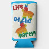 ライフオブザパーティーおもしろいPinata漫画お祝い スリム缶クーラー (正面)