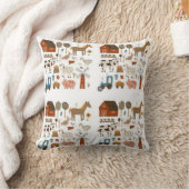 ライフオンザファーム装飾用クッション クッション (ブランケット)