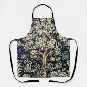 ライフオールオーバープリントエプロンのウィリアム・モリスの木 エプロン (正面)