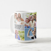 ライフカスタムファミ最高のリの写真メッセージ コーヒーマグカップ (正面左)