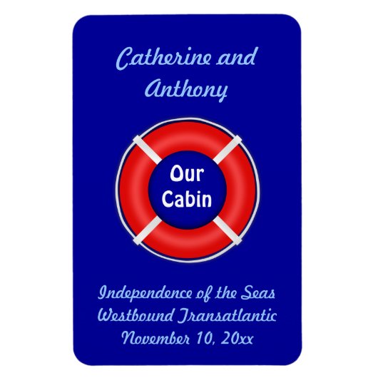 ライフカスタムリングや輪ヴェルト。Stateroomドアマーカー マグネット (縦)