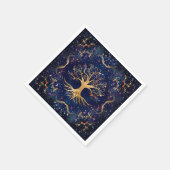 ライフカラフルの木 – Yggdrasil スタンダードカクテルナプキン (角)