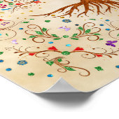 ライフカラフルの木 – Yggdrasil ポスター (角)