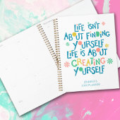 ライフカラフル引用文年 プランナー手帳