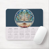 ライフカレンダーのツリー マウスパッド (マウス)