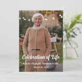 ライフカードお祝い |お客様のQRコード 招待状 (スタンド正面)